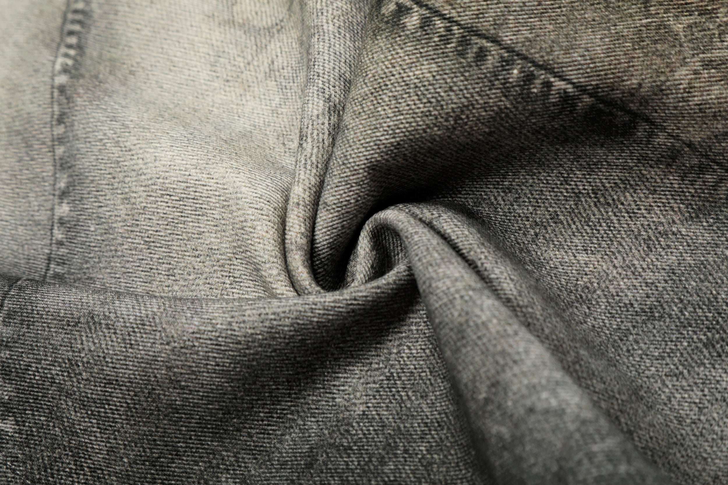 Omirad Washed Curved Barrel-Leg Denim Pants | SEAKOFF