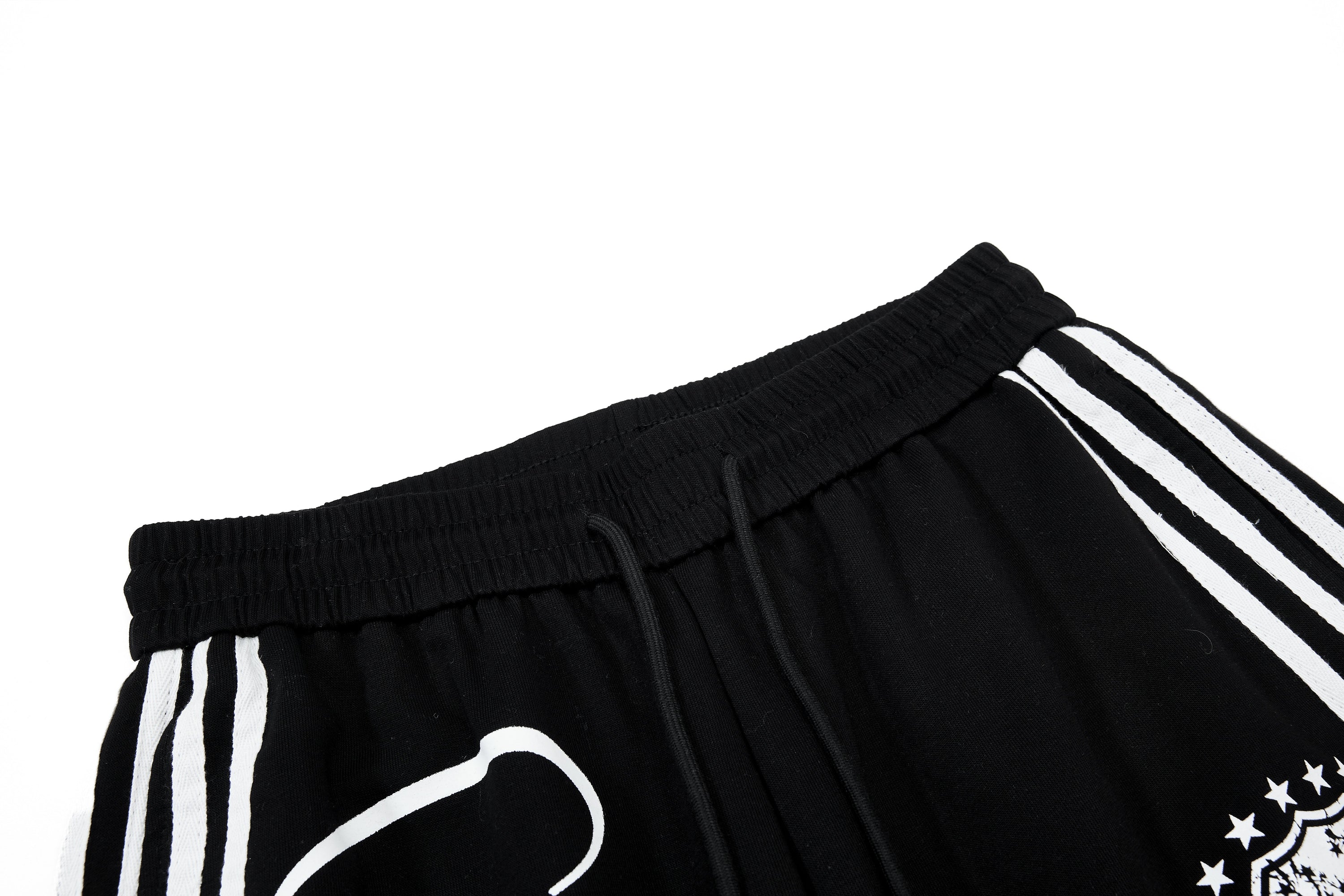 Omirad Script Stripe Wide-Leg Sweatpants | Streetwear