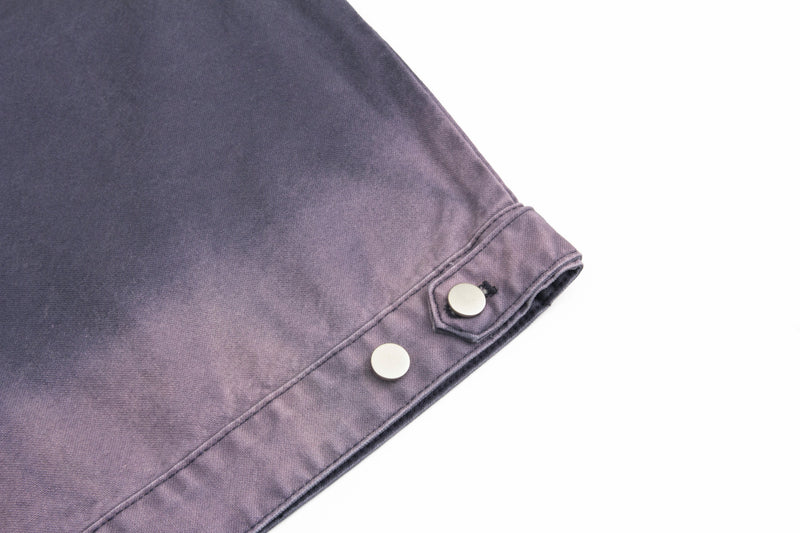 Omirad Vintage Washed Zip Jacket | Embroidered Workwear