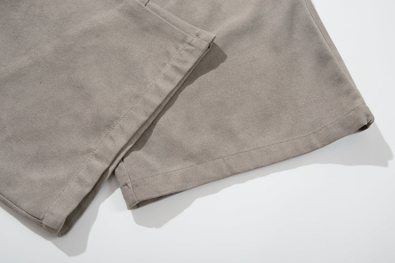 Omirad Distressed Panel Wide-Leg Pants | Paint Splatter