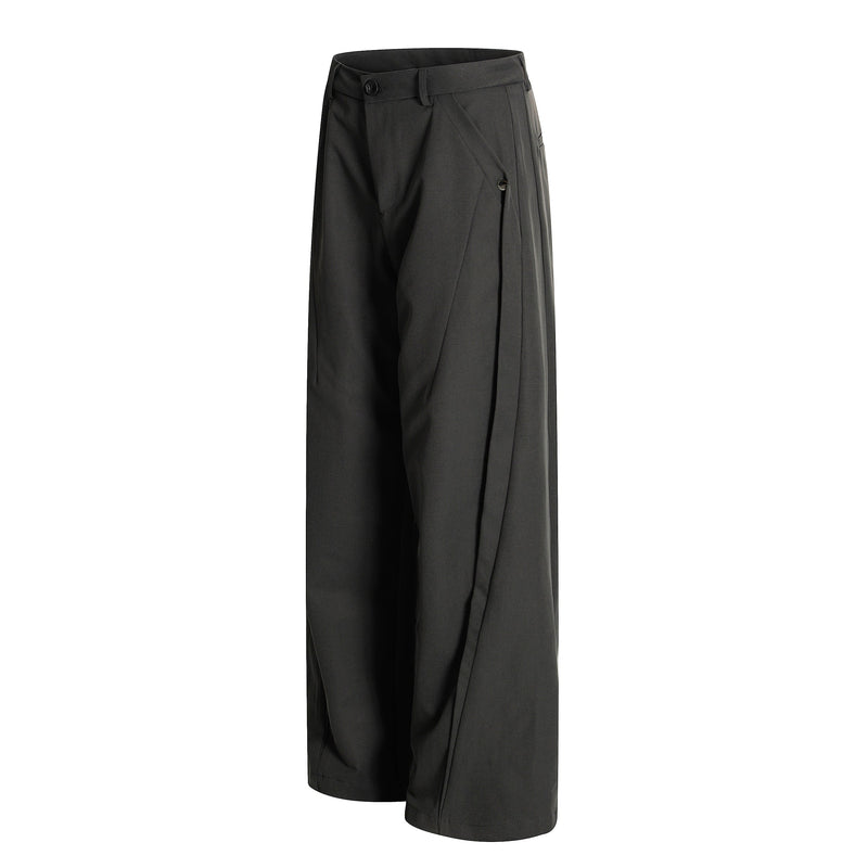 Omirad Structured Wide-Leg Trousers | Bold Street Tailoring