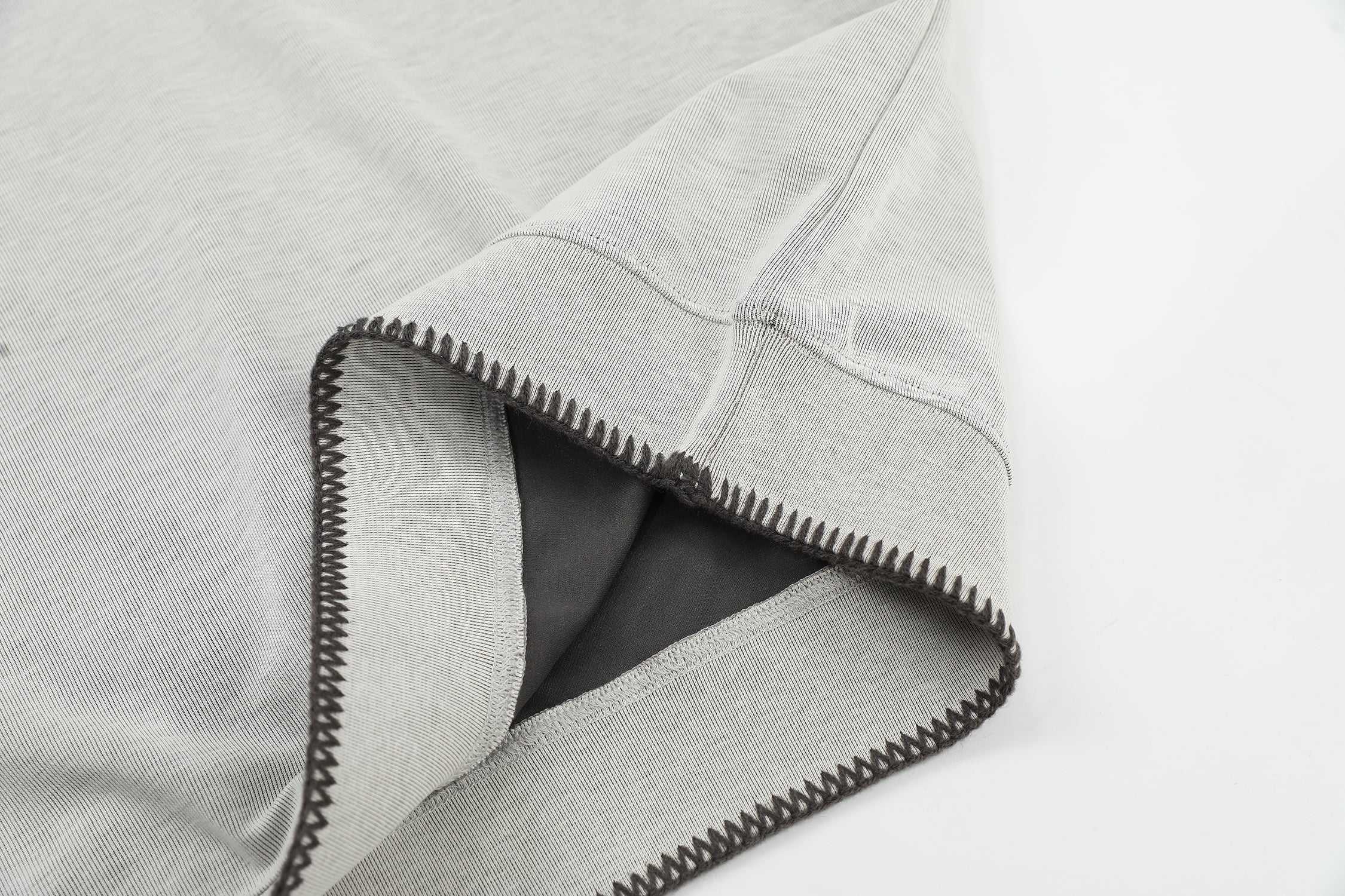 Omirad Contrast Stitch Henley Tee | Relaxed Fit Street Casual