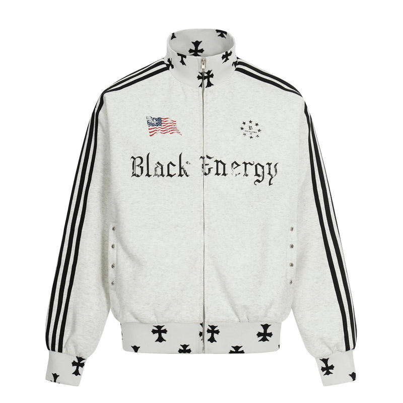Omirad Black Energy Track Jacket | Streetwear Zip-Up