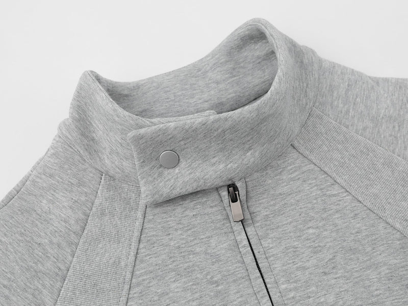 Omirad Structured Panel Zip Jacket | Boxy Streetwear Fit