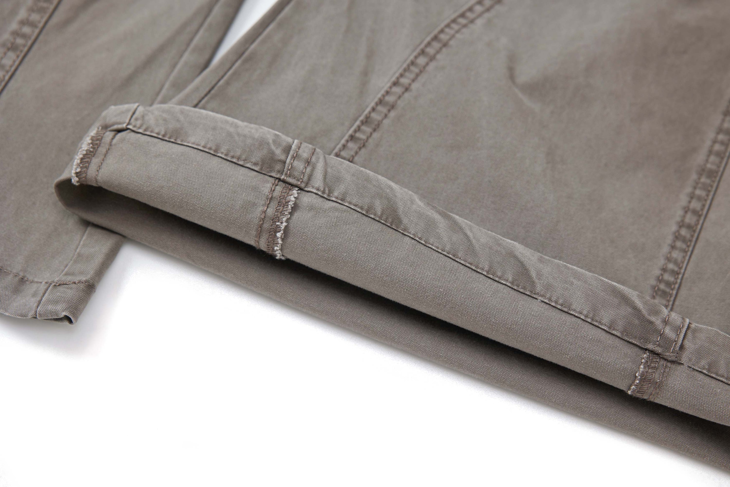 Curved Seam Washed Wide-Leg Pants | Oversized Street Style