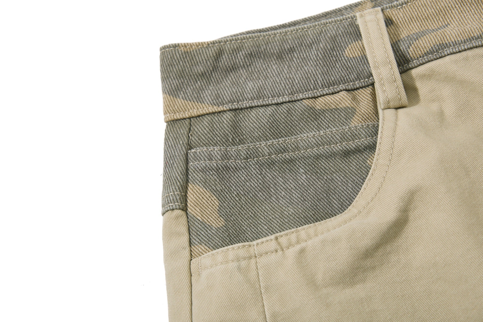 Omirad Balloon Wide-Leg Pants | Camo Contrast Streetwear