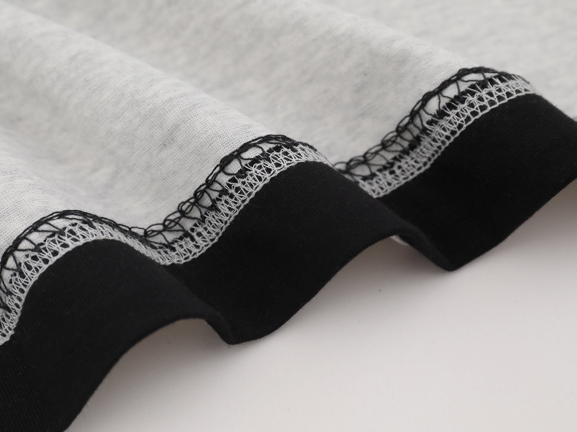Contrast Layered Long-Sleeve Tee | Streetwear Crewneck
