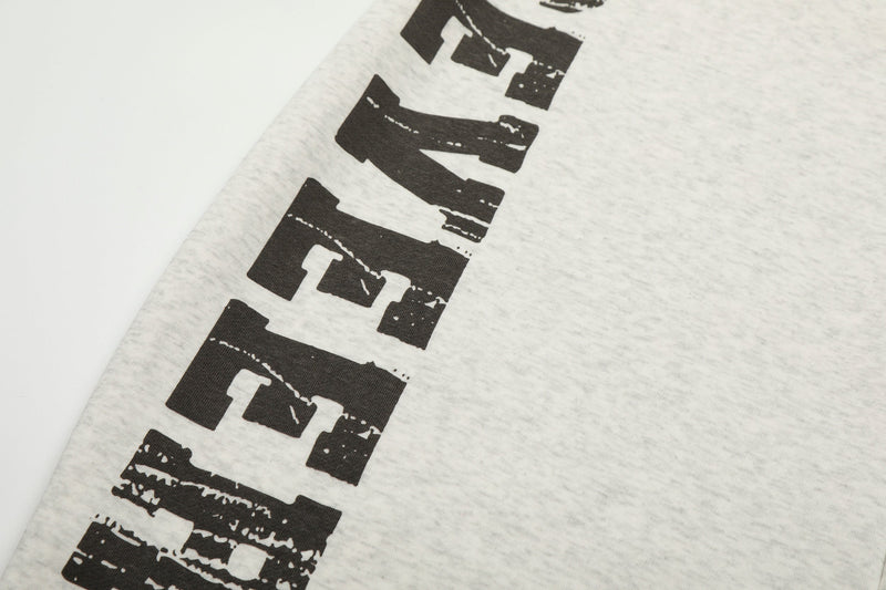 Flag Graphic Wide-Leg Sweatpants | Streetwear Joggers