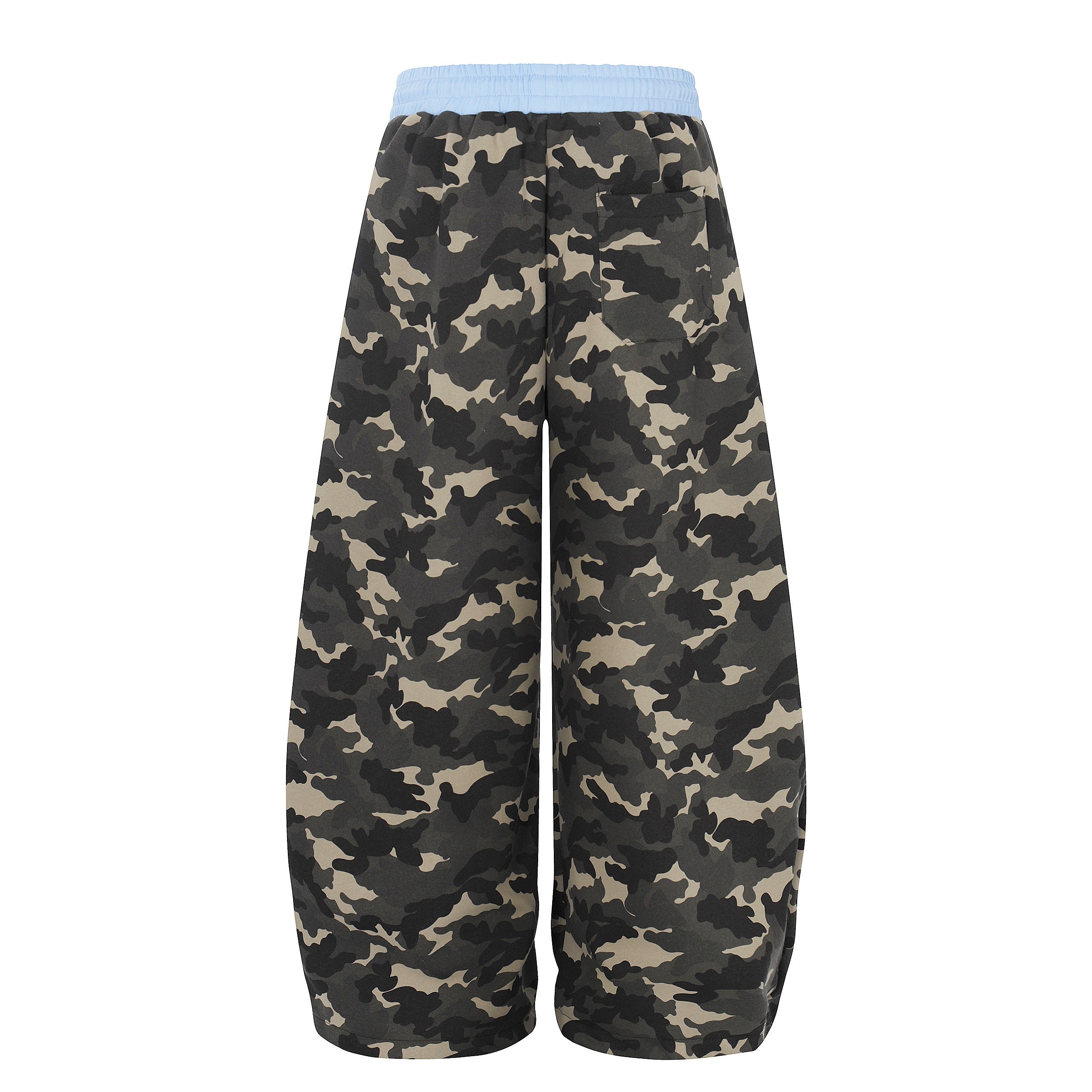 Omirad Graphic Camo Wide-Leg Sweatpants | Street Style