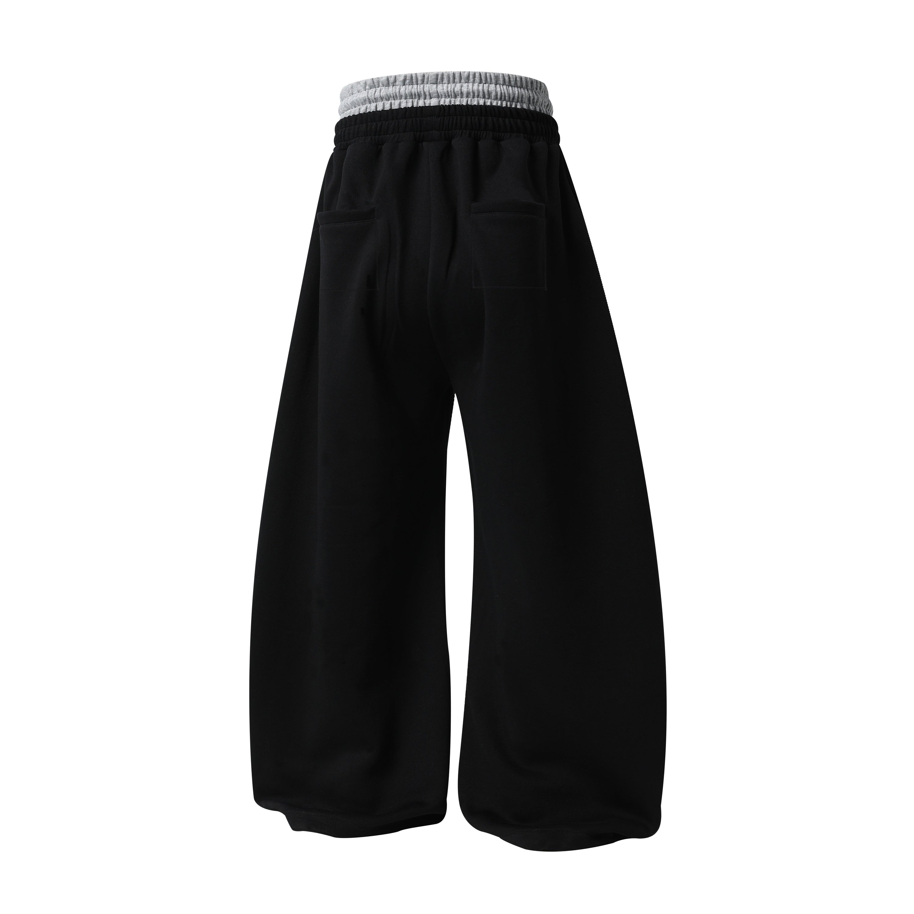 Omirad 77 Patchwork Wide-Leg Sweatpants | Streetwear