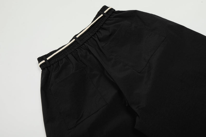 Omirad Star Patch Nylon Wide-Leg Pants | Streetwear Cargo