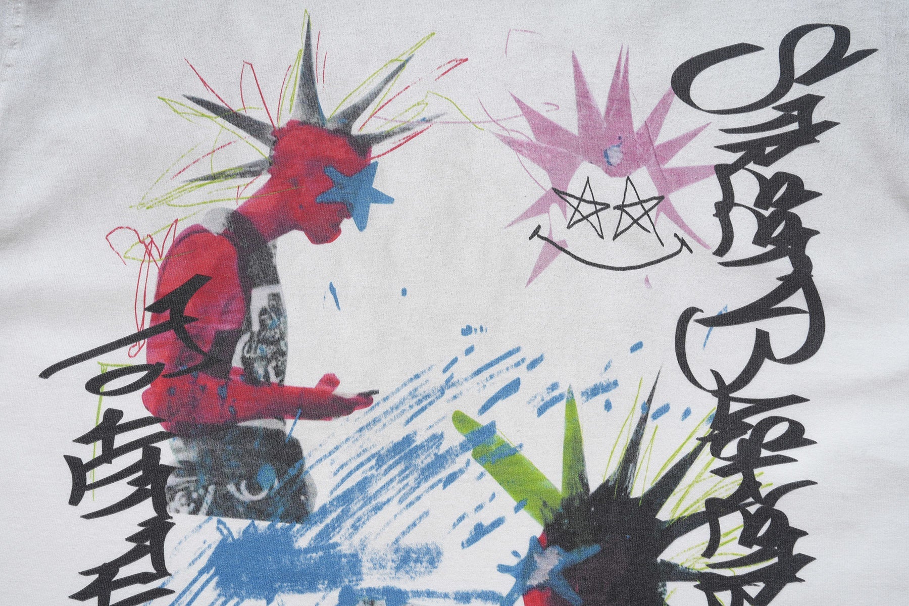 Omirad Anarchy Clash Punk Graphic T-Shirt | Street Art Tee