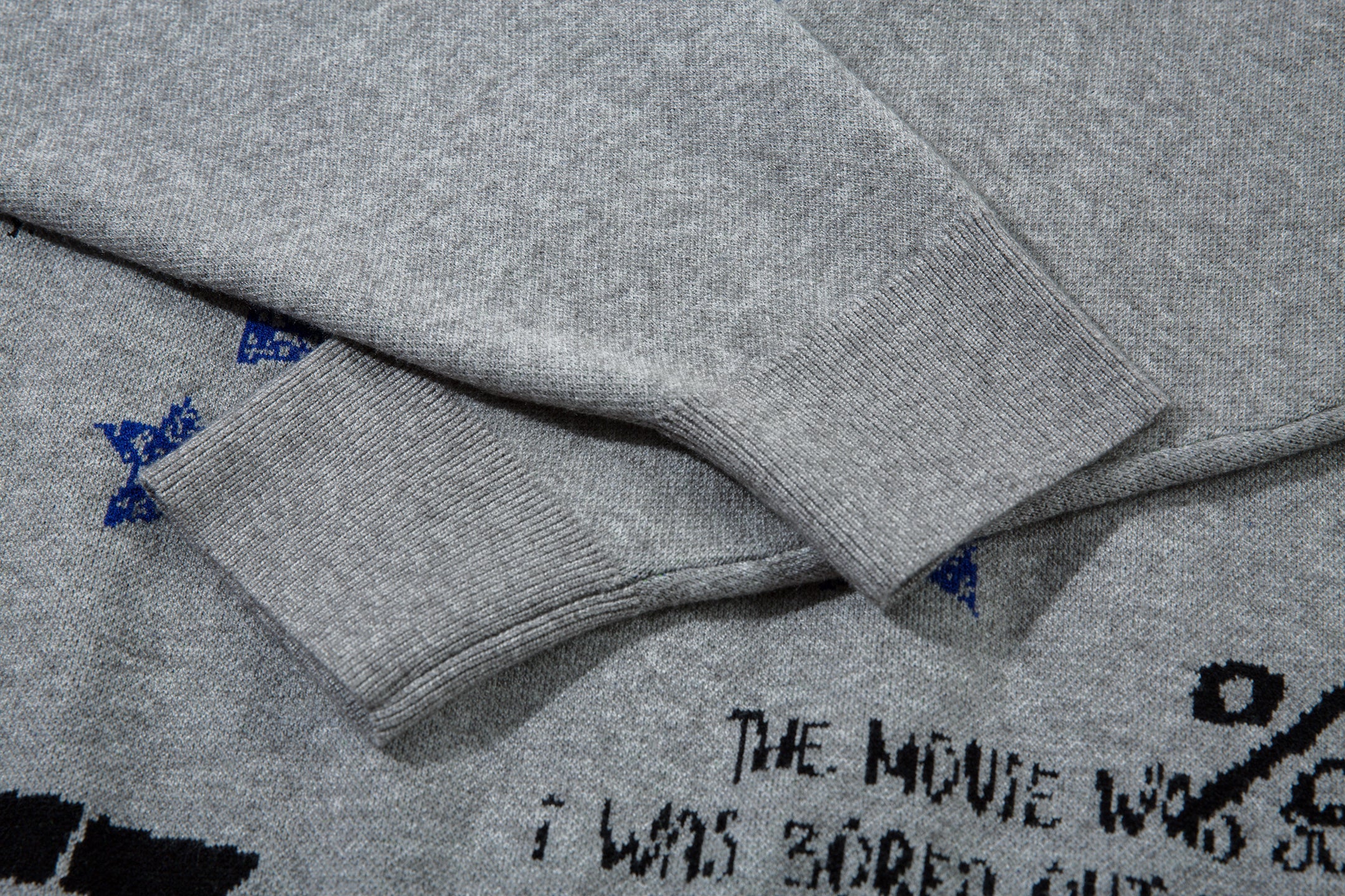 Omirad NORTH17 Graphic Knit Sweater | Graffiti V-Neck