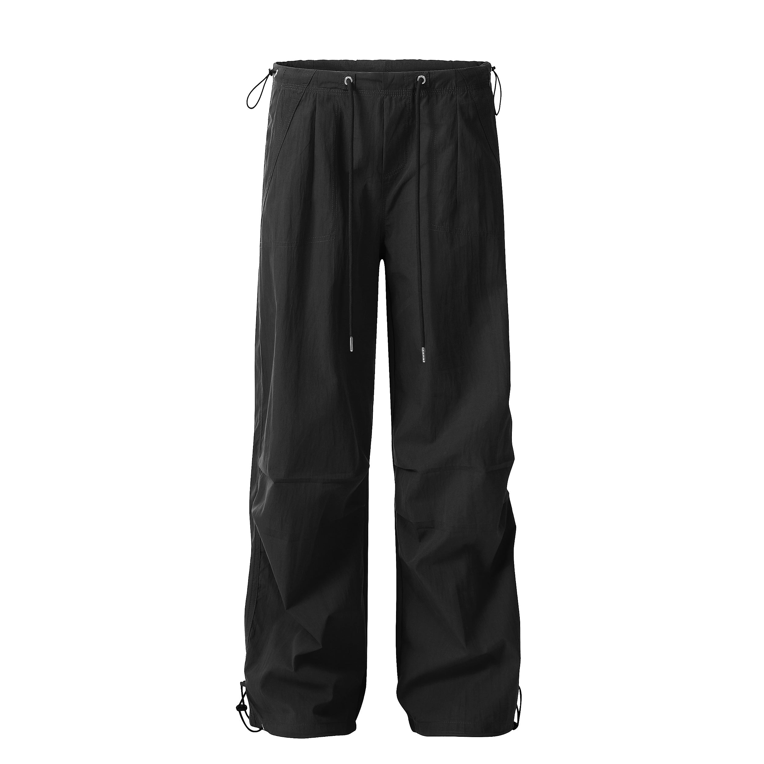 Omirad Tech Drawstring Utility Pants | Wide-Leg Parachute