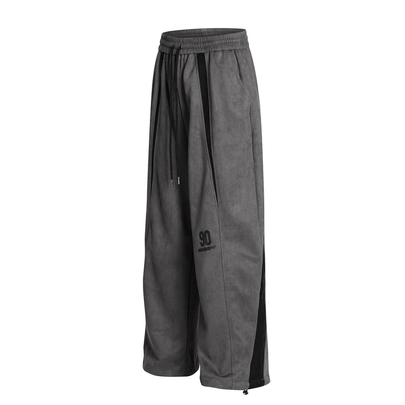 Colorblock Wide-Leg Track Pants | Streetwear Athletic Fit