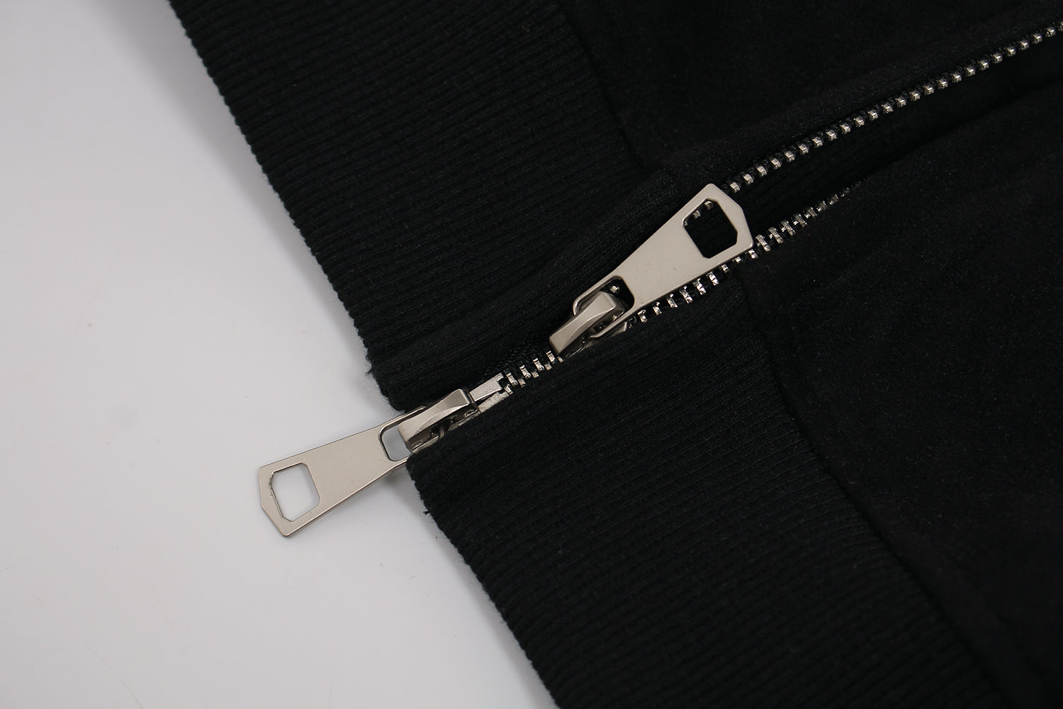 Omirad GLFS Suede-Finish Retro Zip Hoodie | Streetwear