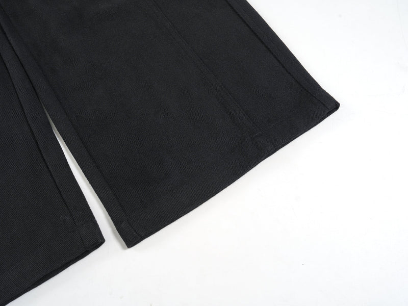 Star Patch Wide-Leg Cotton Pants | Streetwear Graphic Trousers