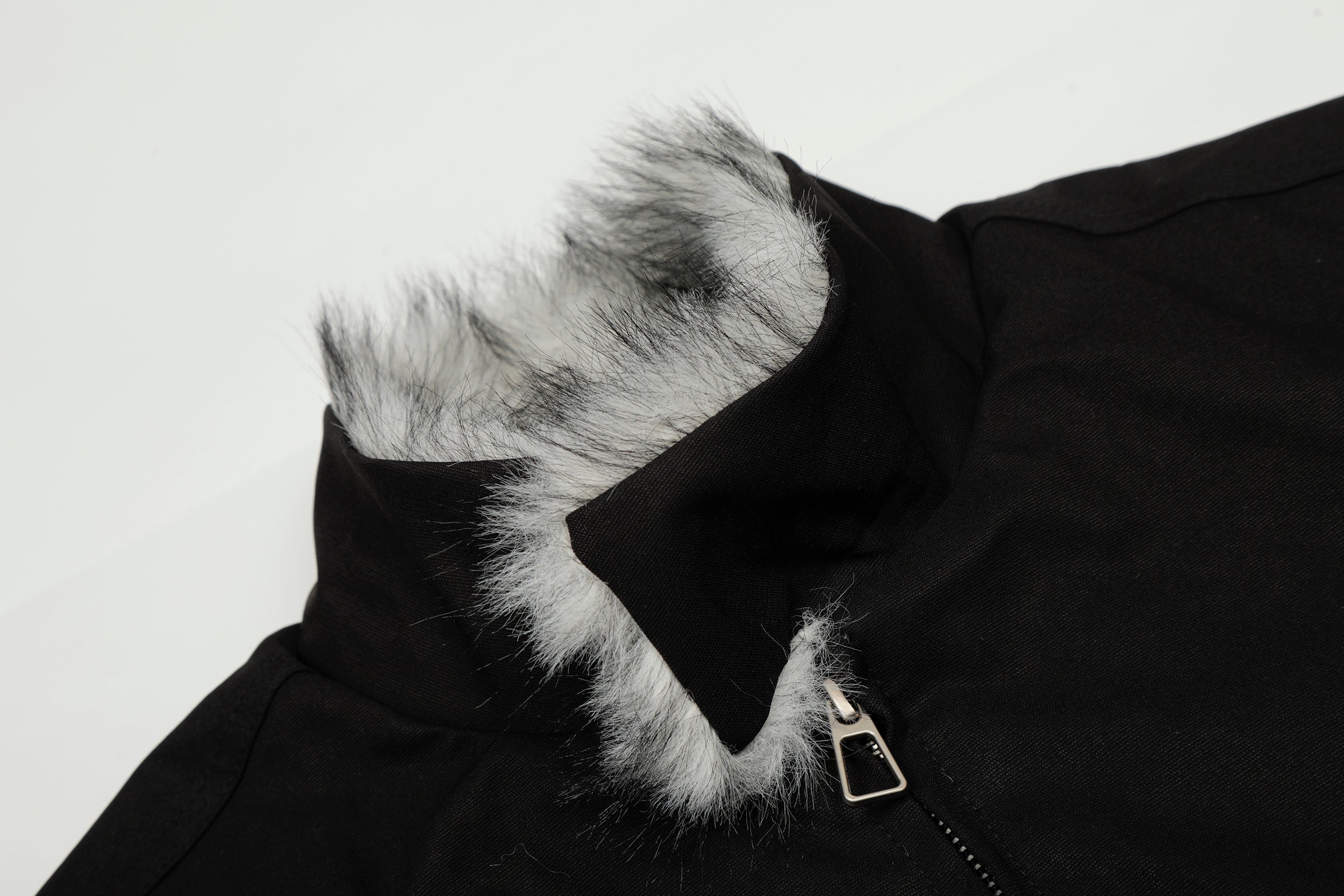 Omirad Minimal Faux-Fur Collar Bomber Jacket | Off-White