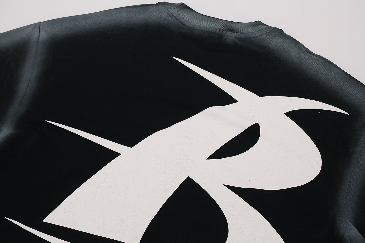 Omirad Bold Slogan Gradient Oversized Tee | Streetwear