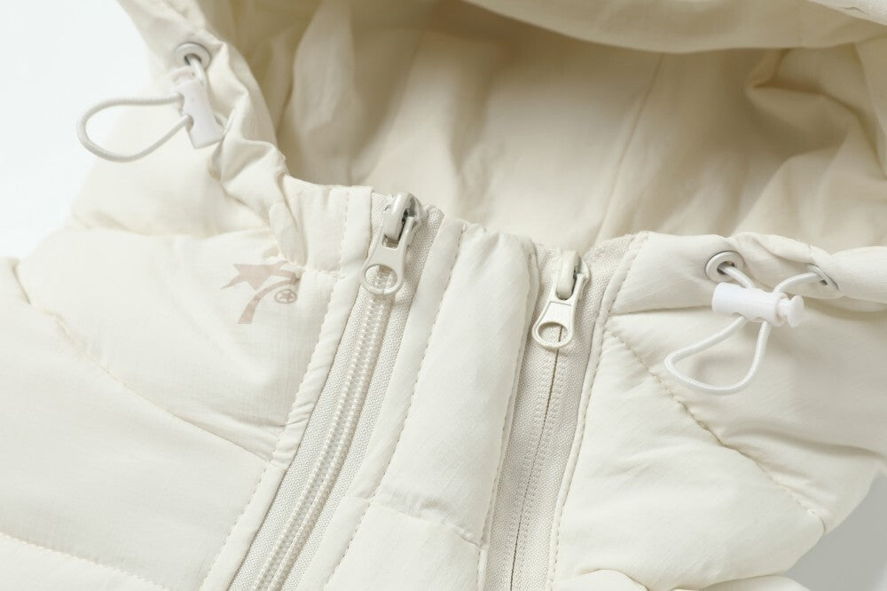 Omirad Minimalist Nylon Puffer Jacket with Hood