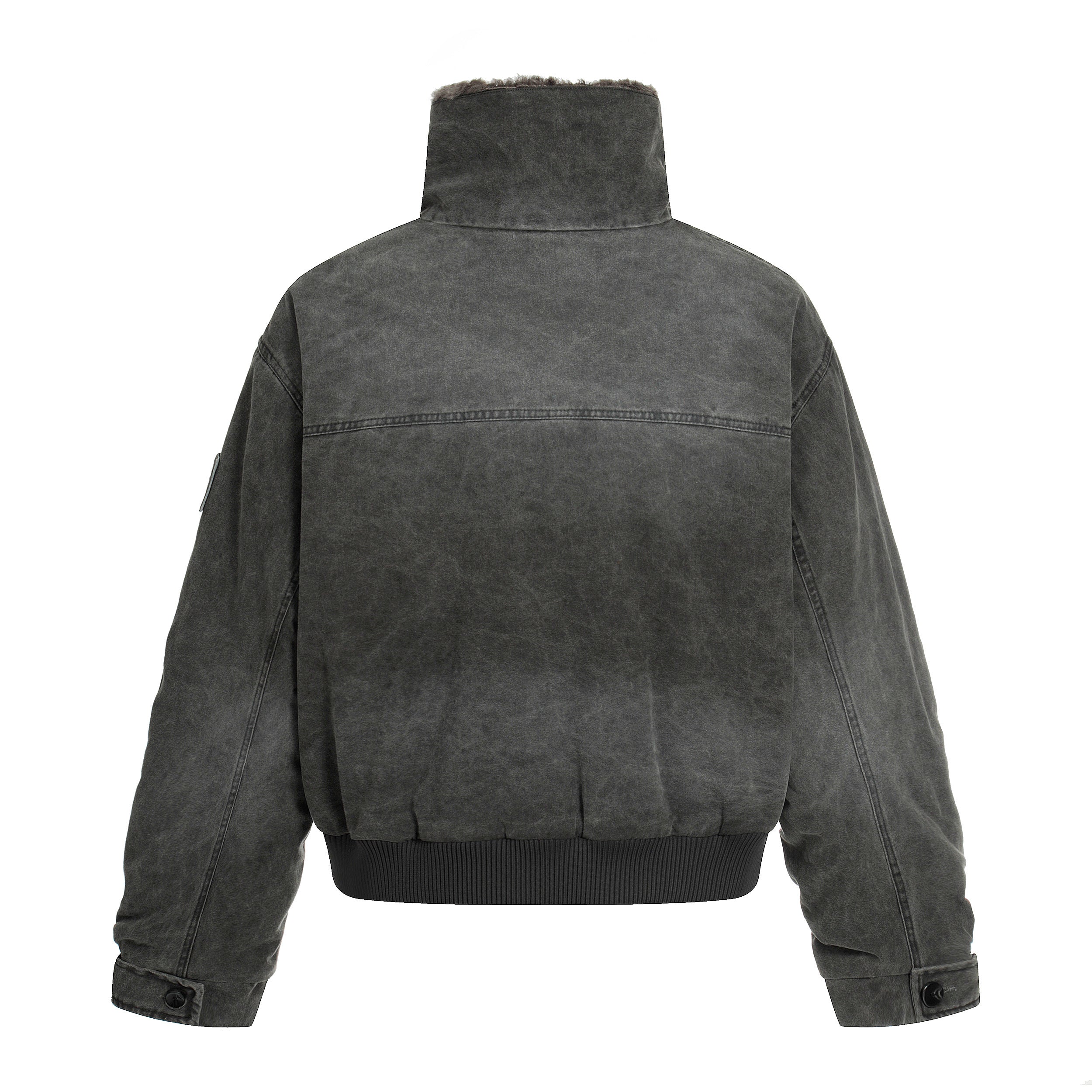 Omirad Washed Cotton Bomber Jacket | Vintage Streetwear