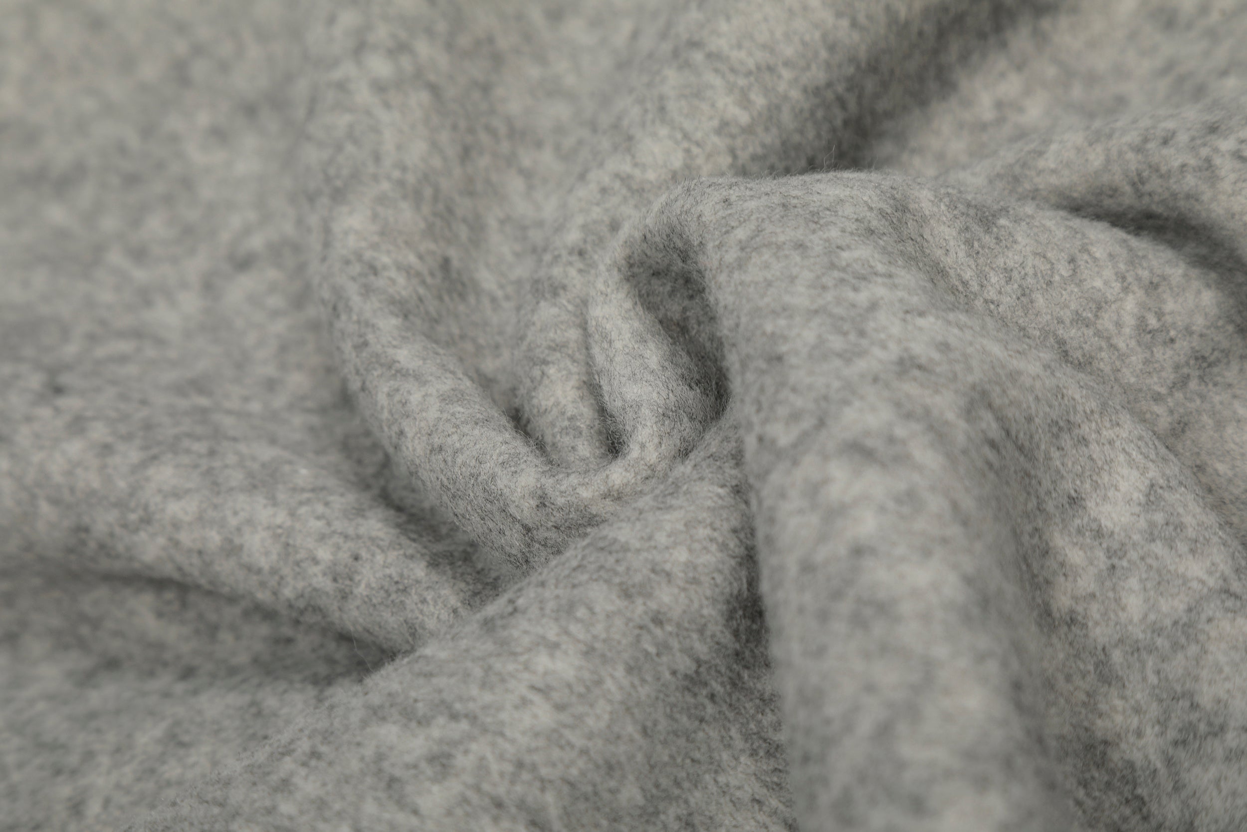 Wool Blend Fleece Hooded Bomber Jacket | Omirad