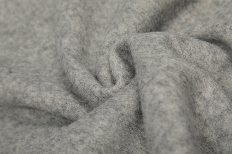 Wool Blend Fleece Hooded Bomber Jacket | Omirad
