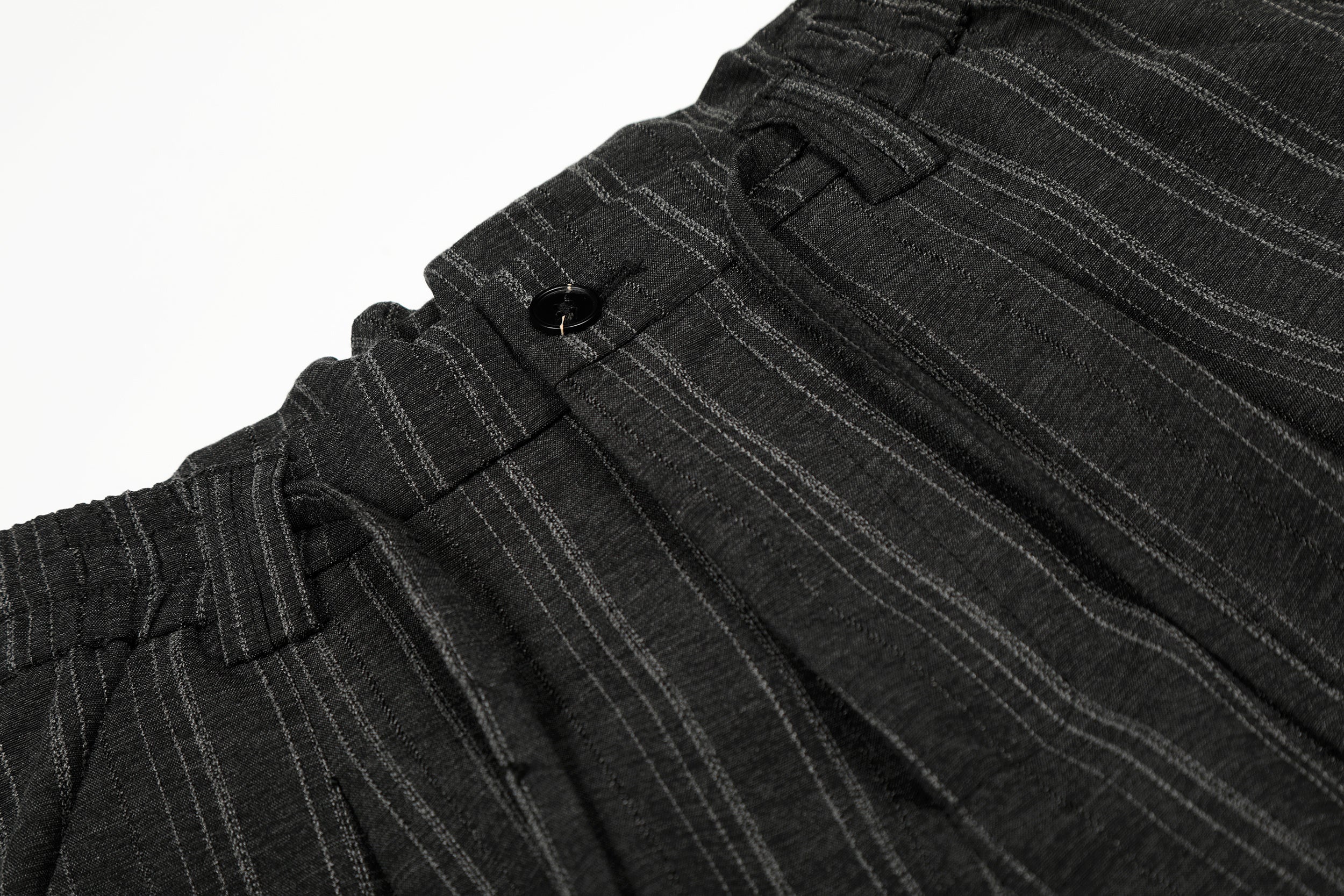 Omirad Striped Wide-Leg Pants | Pleated Pinstripe Trousers