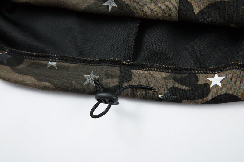 Omirad Star Camo Wide-Leg Sweatpants | Military Streetwear