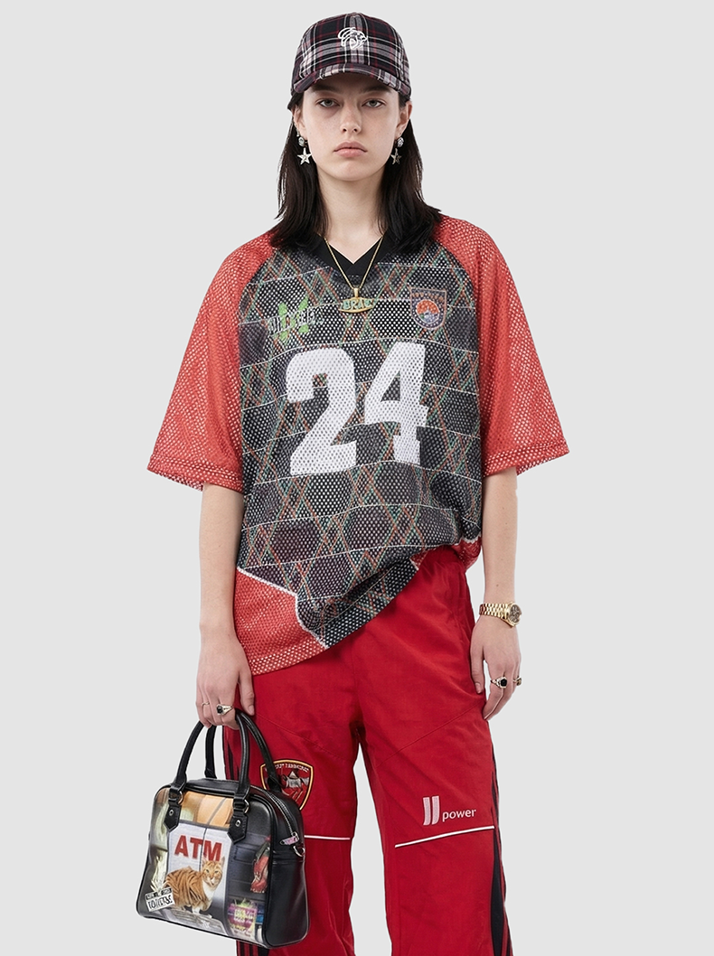 Omirad Varsity 24 Mesh Jersey T-Shirt | Color Block Streetwear