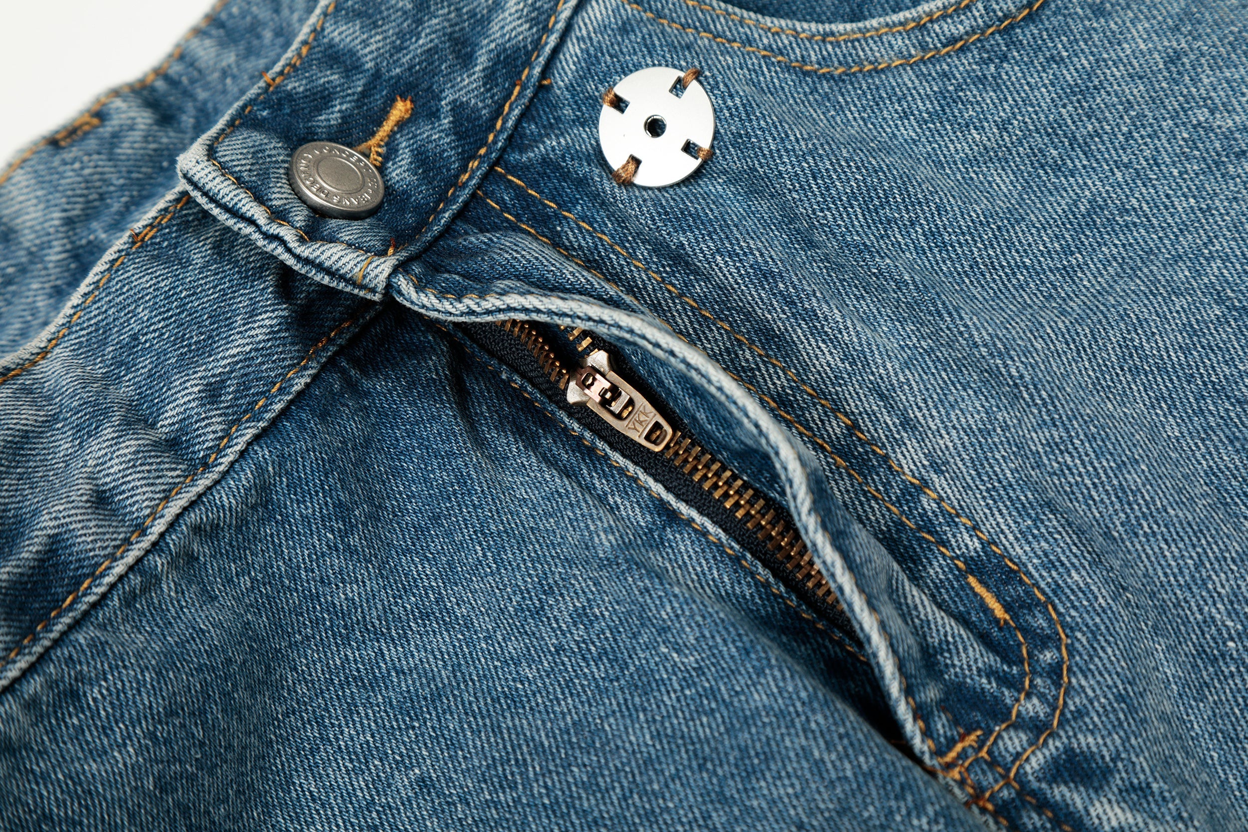 Asymmetric Waist Wide-Leg Denim Jeans | Deconstructed Streetwear