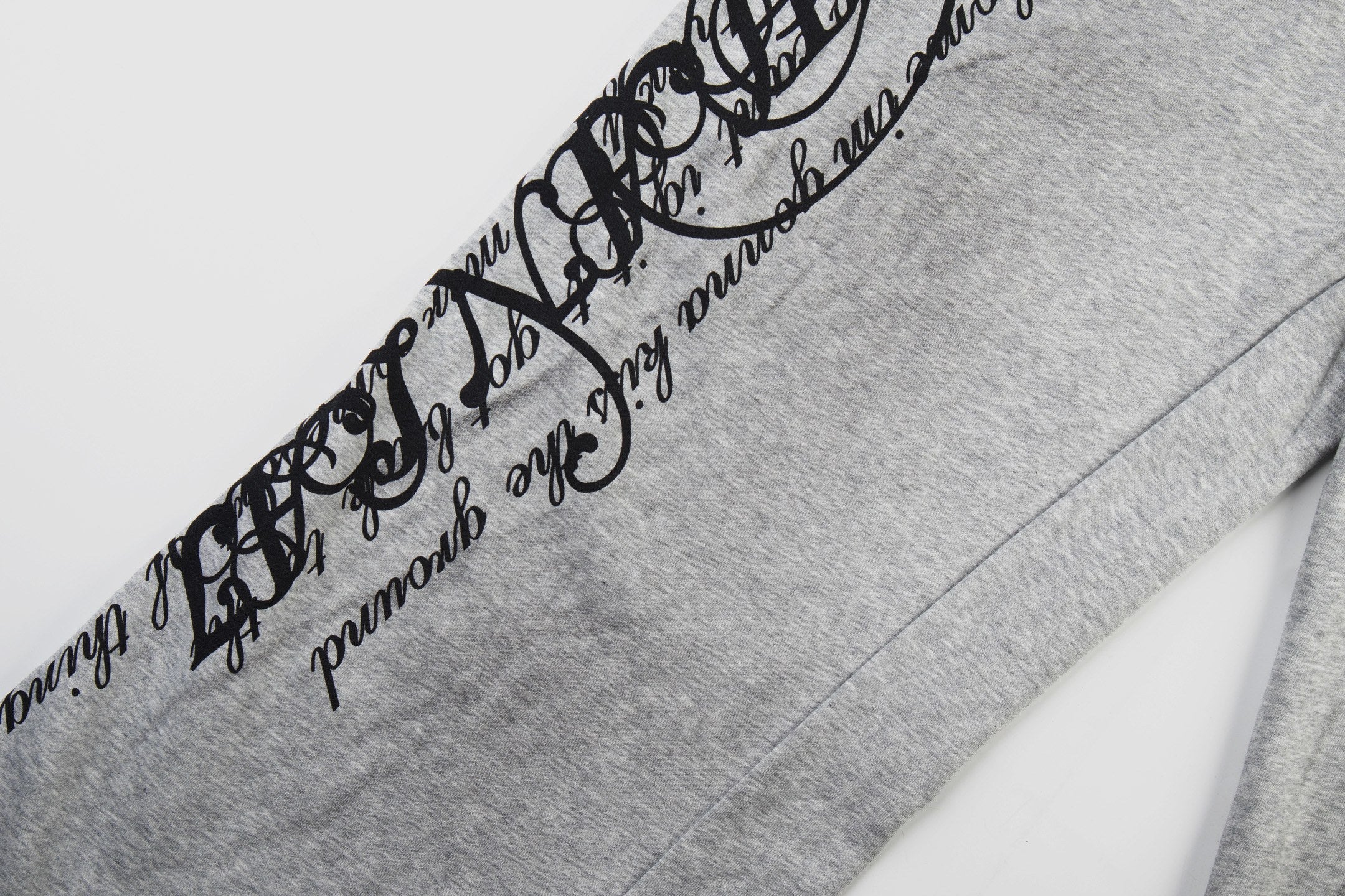 Script Graffiti Wide-Leg Sweatpants | Streetwear Joggers