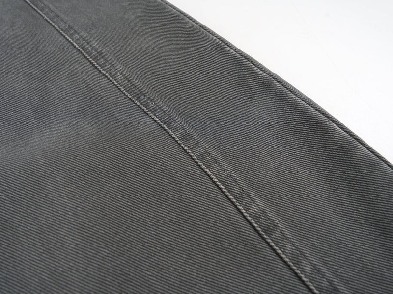 High-Waist Wide-Leg Denim Pants | Vintage Wash Cotton