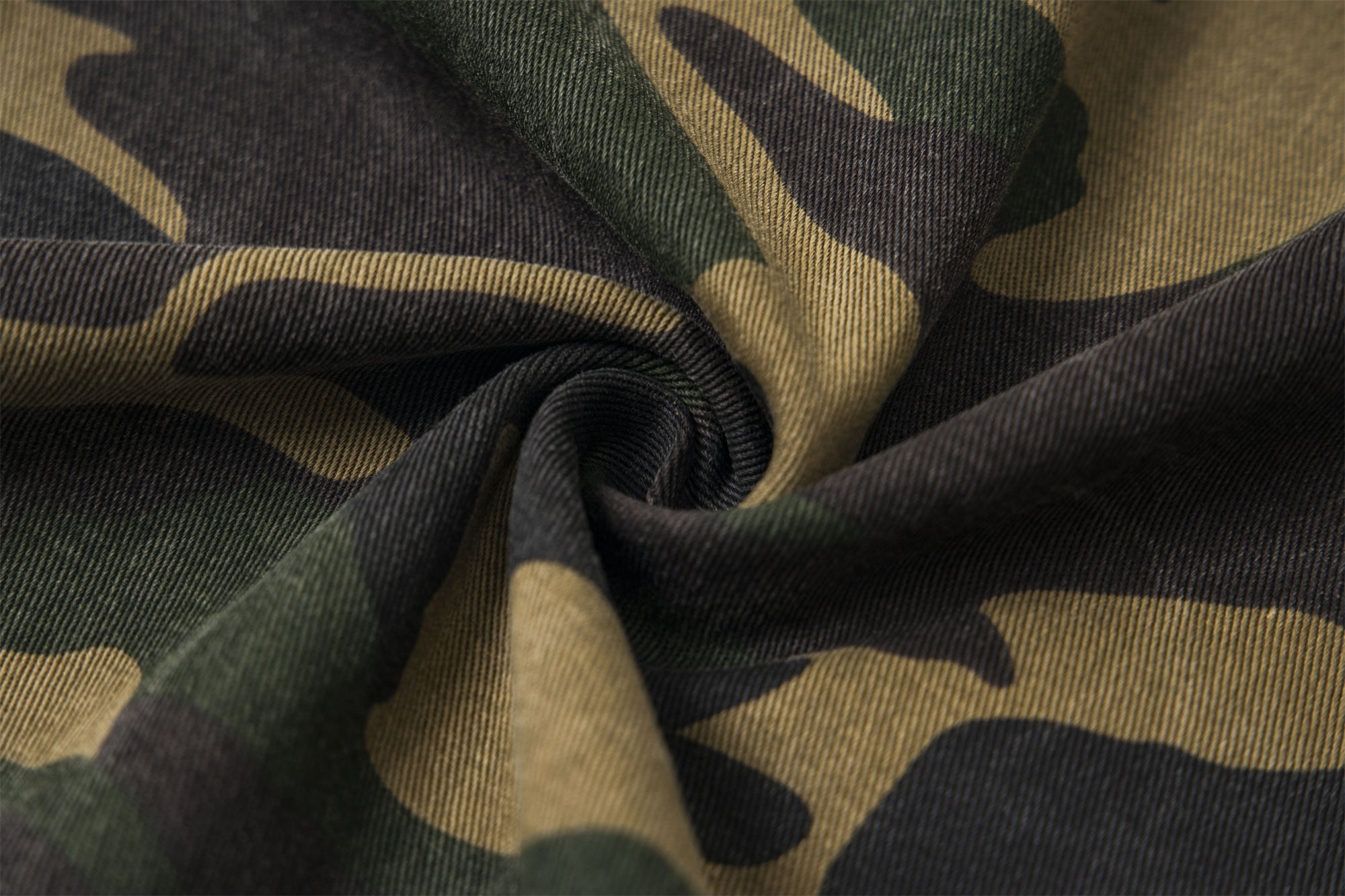 Omirad Camo Wide-Leg Cotton Pants | Military Streetwear