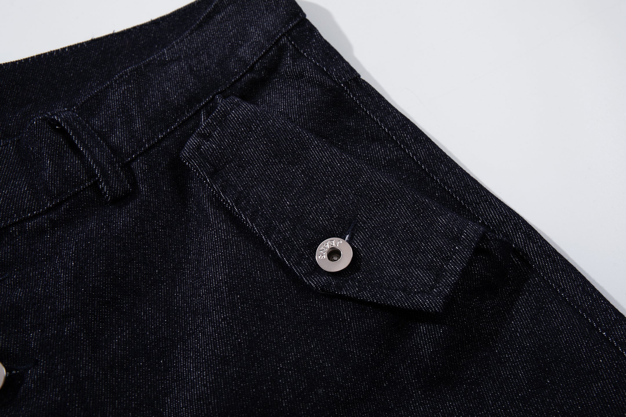 Omirad Panel Construction Wide Leg Denim Pants | SEAKOFF