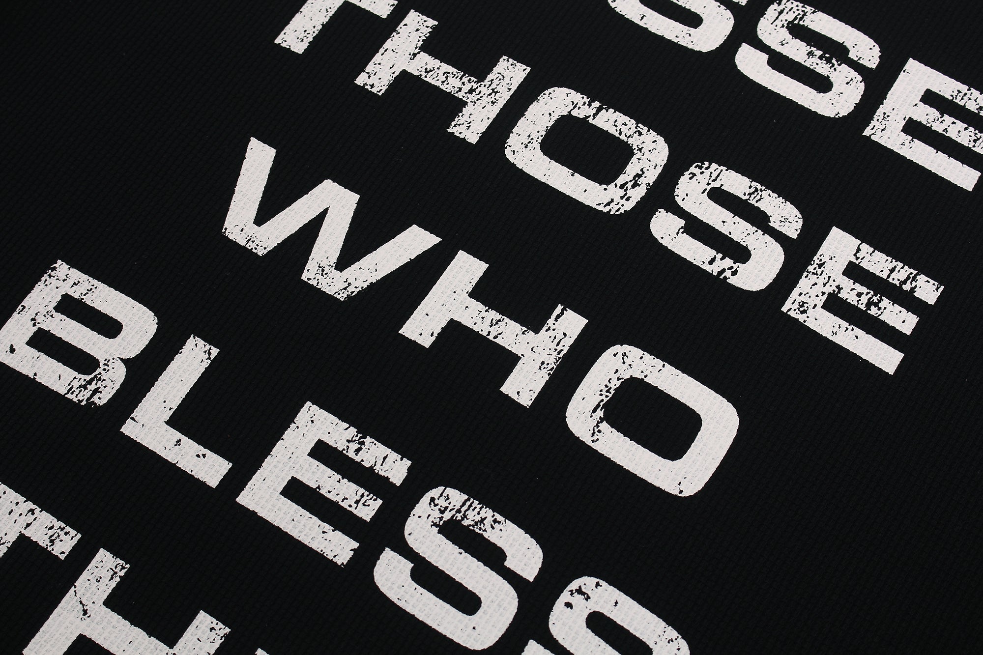 Cross Typography Streetwear Graphic Tee | GLFSMADE Happy