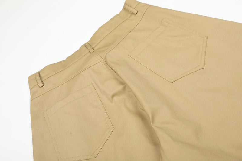 Omirad Curved Seam Cargo Pants – Khaki Wide Leg