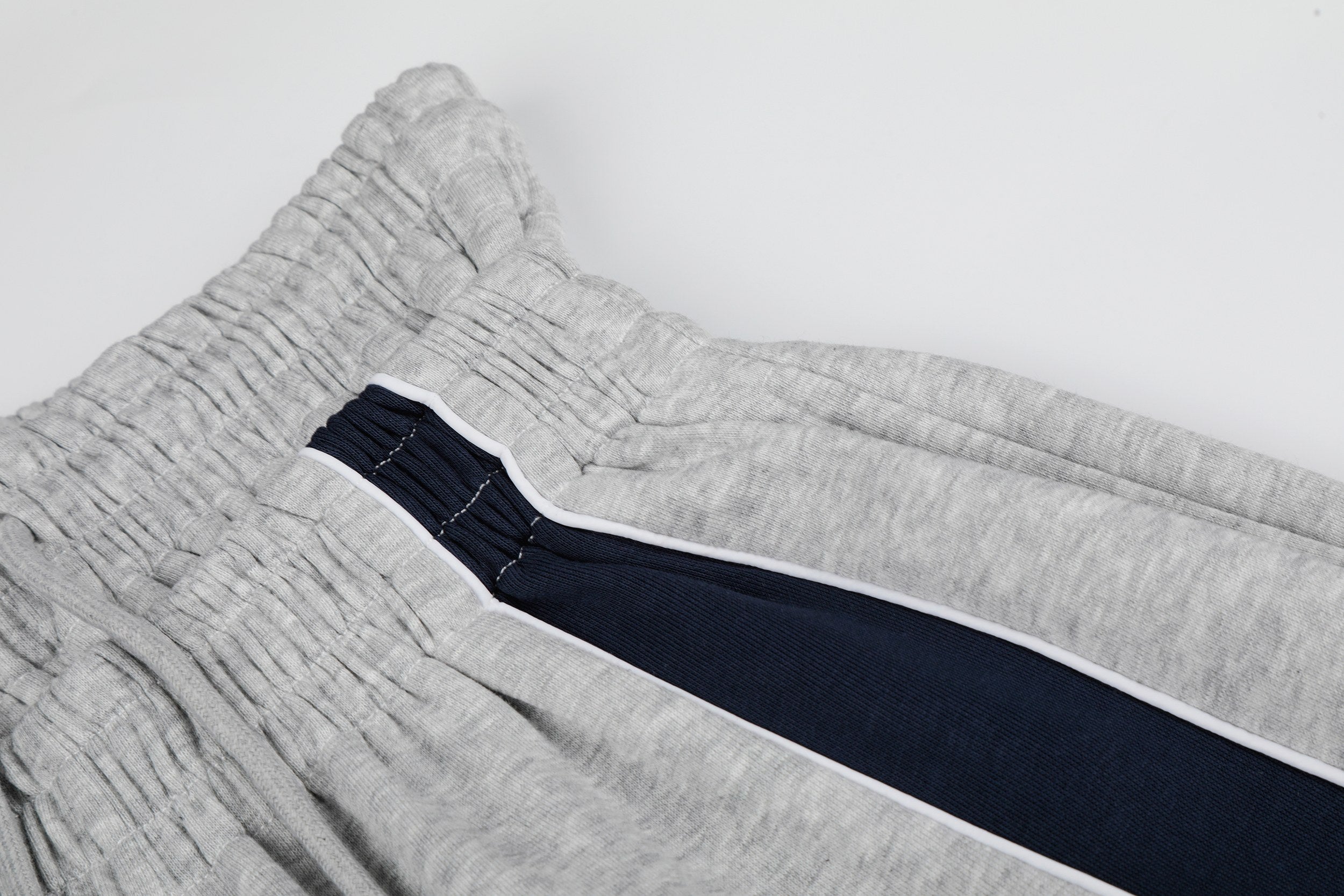 Retro Crest Panel Sweatpants | Oversized Wide Leg Streetwear