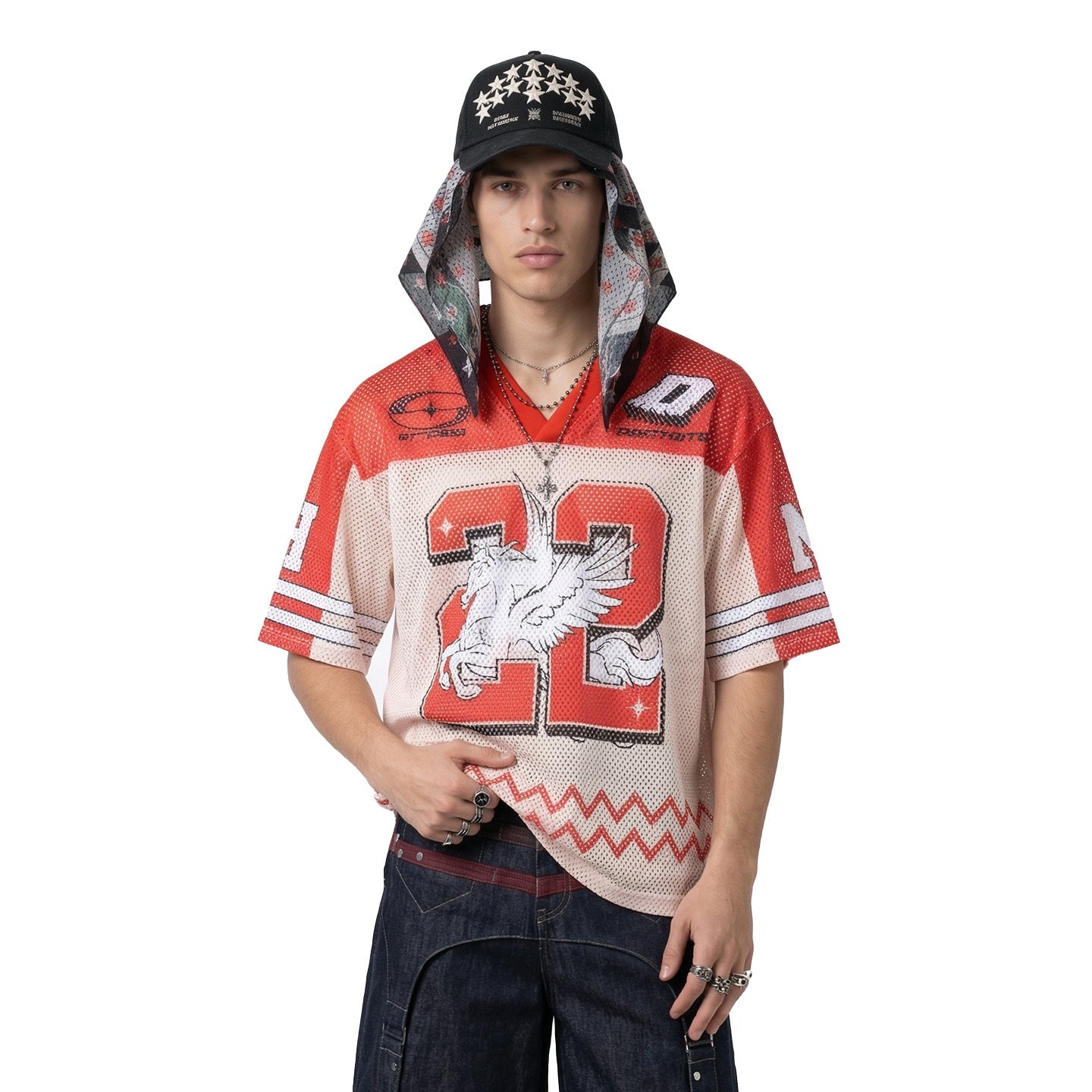 Omirad Noble Sun 22 Mesh Jersey T-Shirt | Streetwear