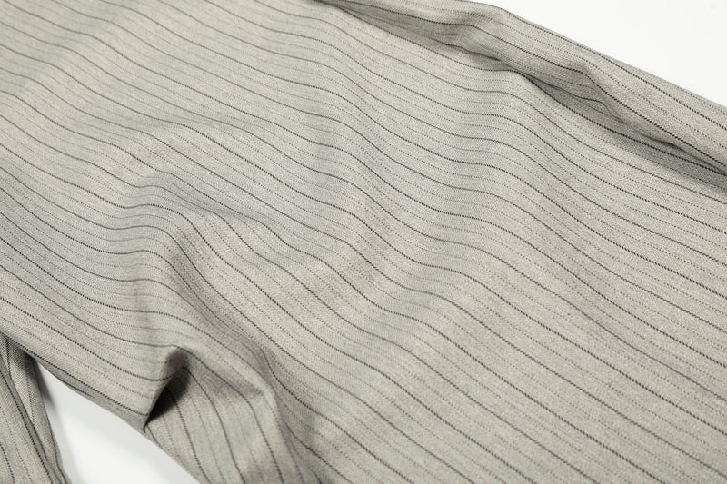 Pinstripe Barrel Leg Trousers | Vintage Wide Leg Pants