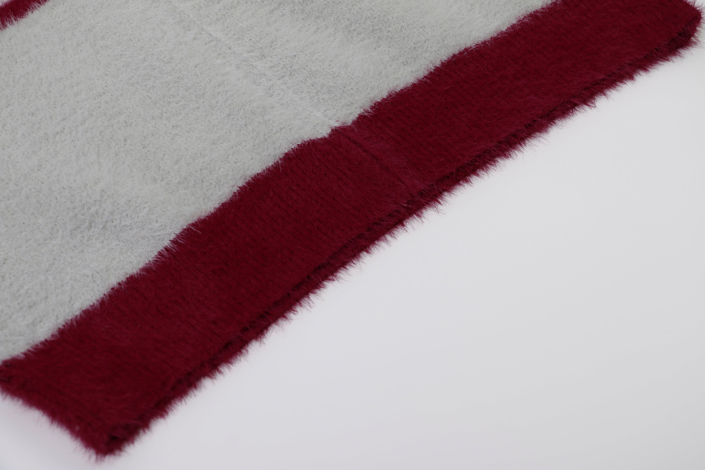 Flag Pattern Fuzzy Half-Zip Sweater | Americana Streetwear