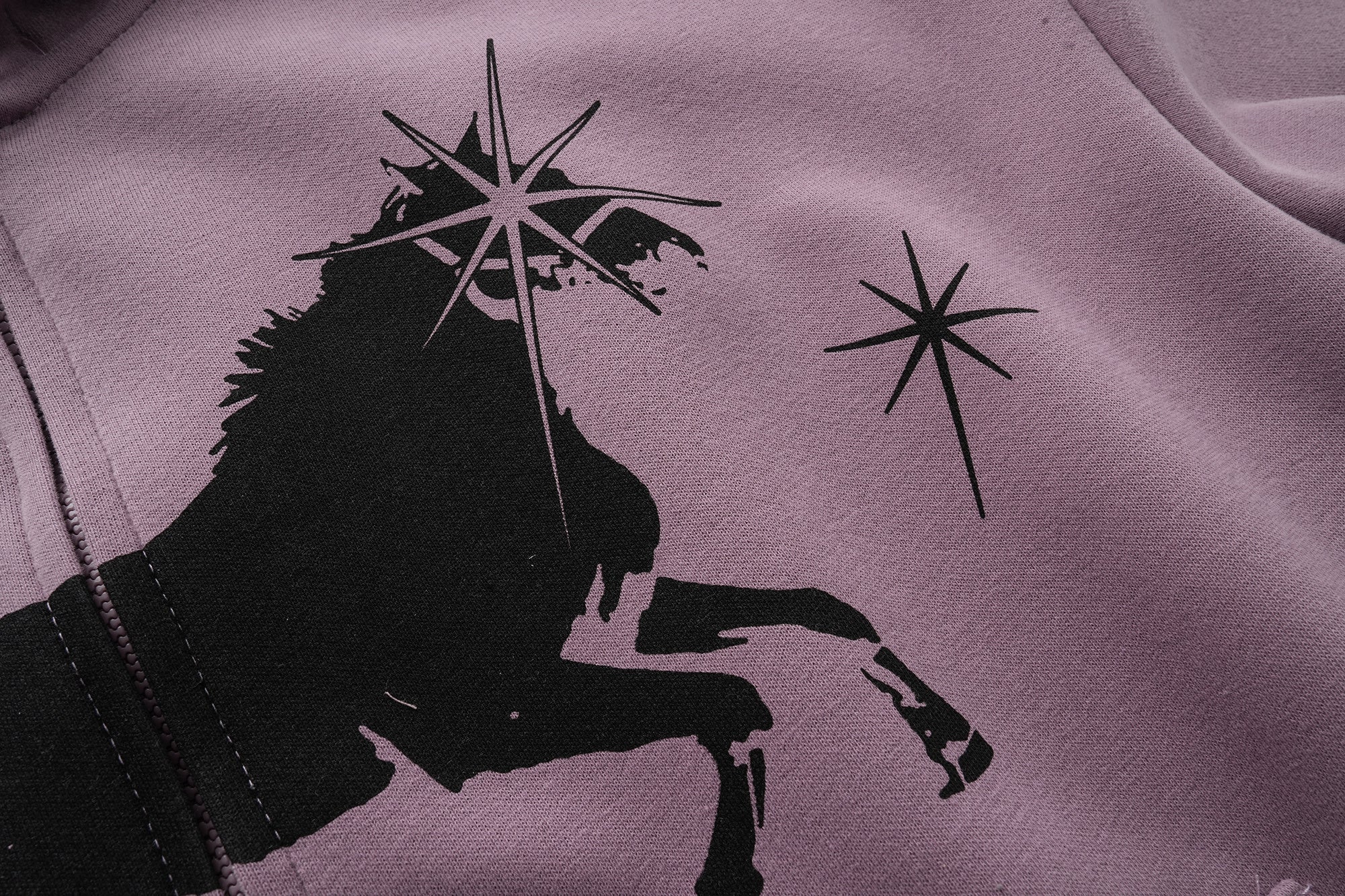 Omirad Unicorn Graphic Zip-Up Hoodie | Streetwear Hoodie