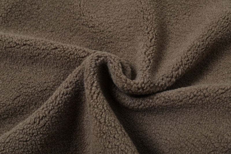 Omirad Teddy Fleece Hooded Jacket | Plush Zip-Up Hoodie