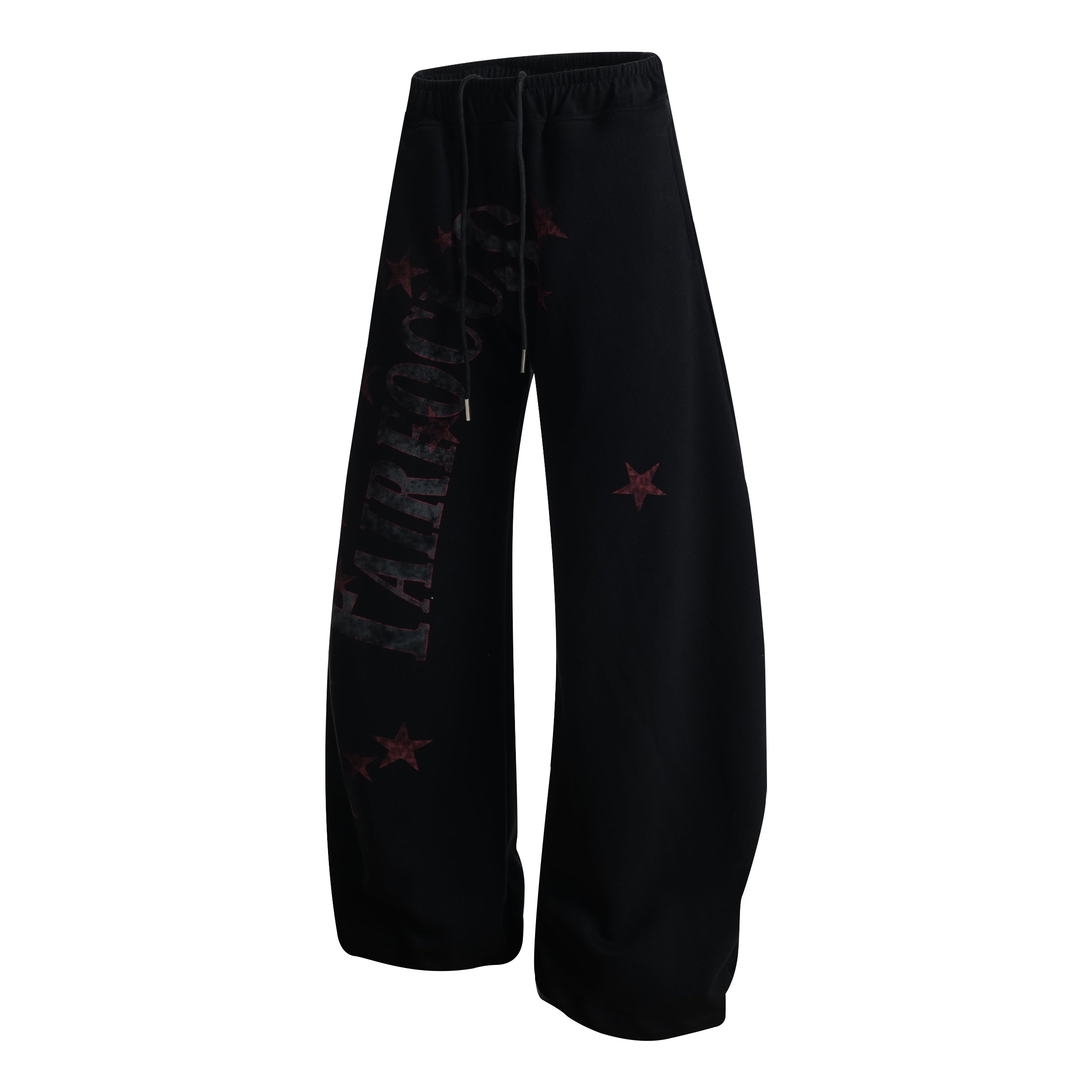 Fairfocus Star Print Wide-Leg Sweatpants | Vintage Streetwear