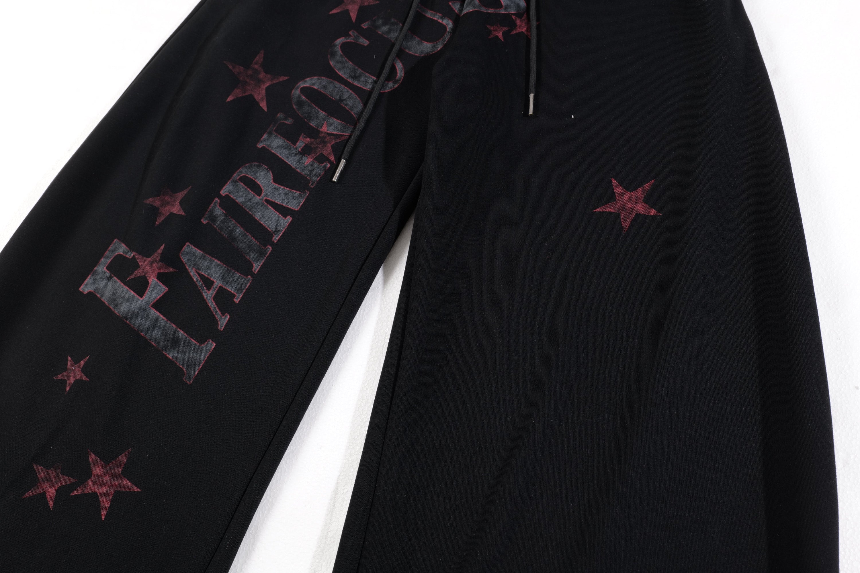 Fairfocus Star Print Wide-Leg Sweatpants | Vintage Streetwear