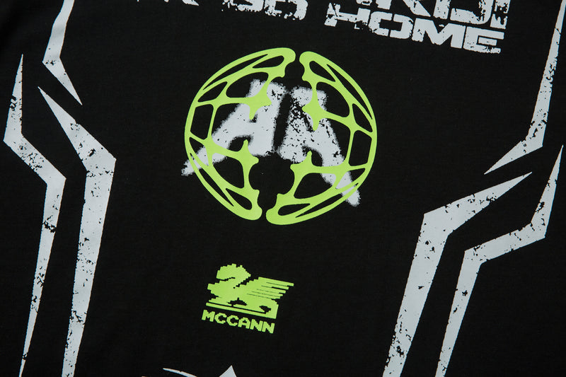 Go Hard Or Go Home Layered Racing Graphic Long Sleeve Tee