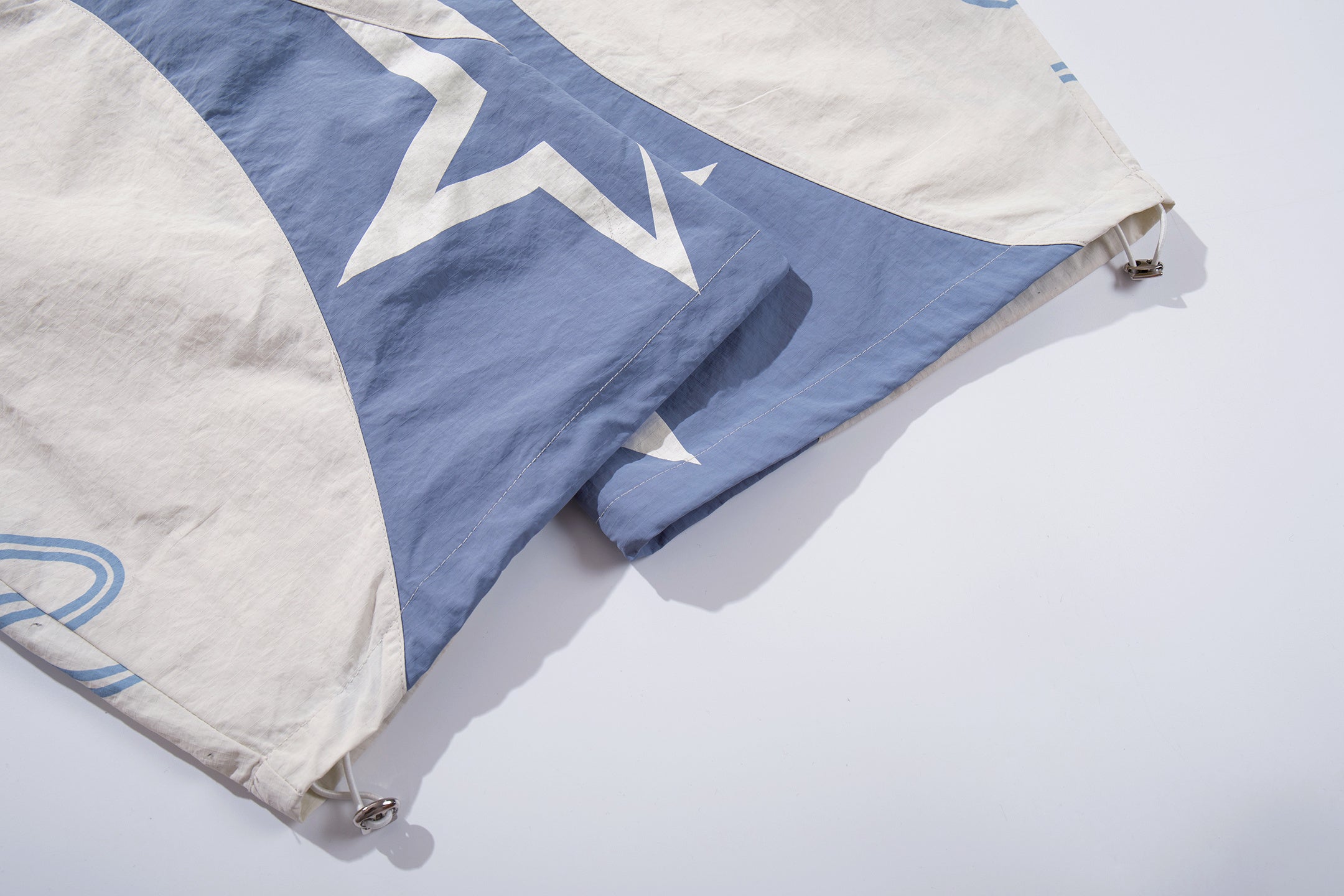 Omirad Graphic Panel Track Pants | Wide-Leg Streetwear