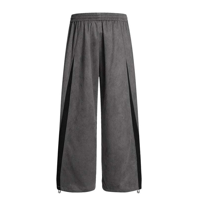 Colorblock Wide-Leg Track Pants | Streetwear Athletic Fit