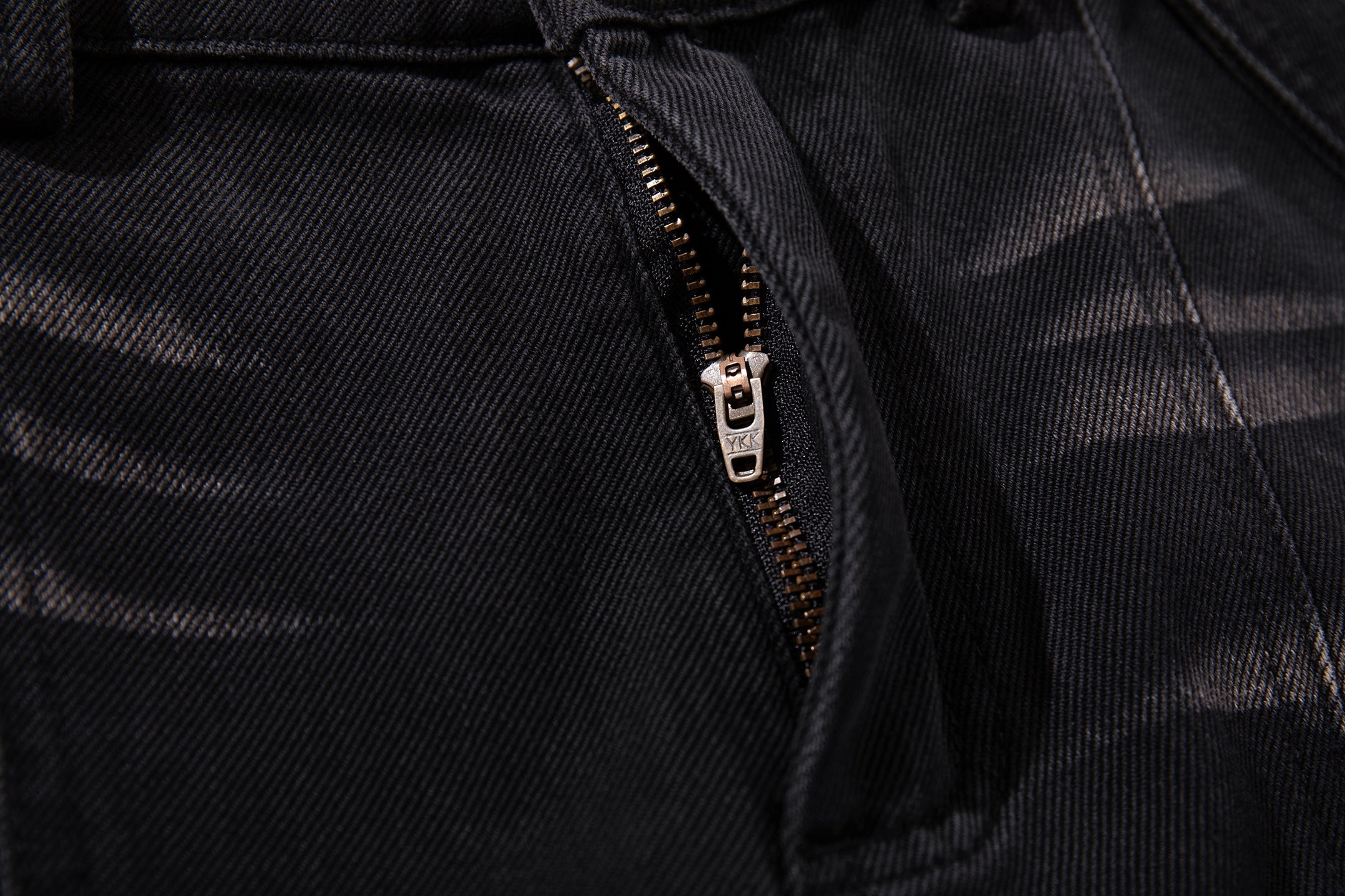 Omirad Strap-Detail Washed Wide-Leg Jeans | Dark Denim