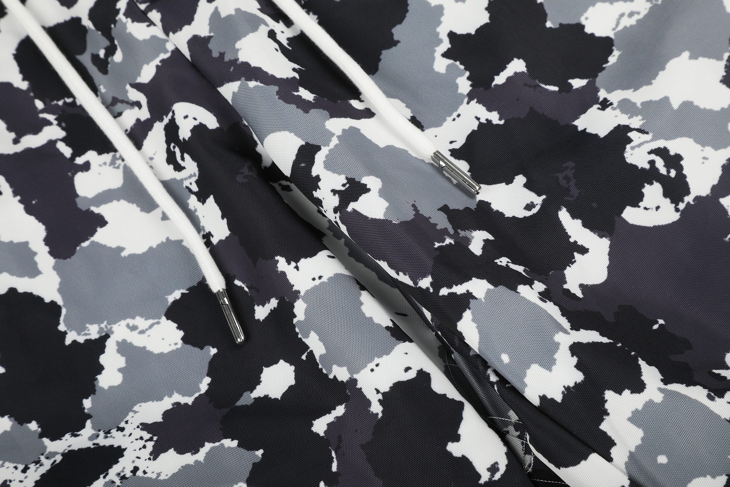 Abstract Camo Wide-Leg Sweatpants | Oversized Streetwear